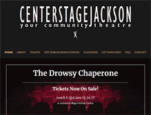 Tablet Screenshot of centerstagejackson.org
